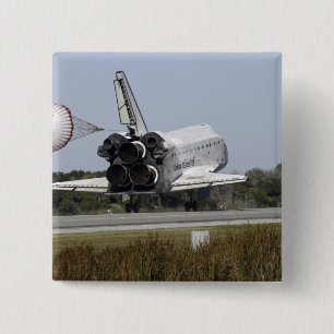 Badge Carré 5 Cm navette spatiale Atlantis dévoile son traîneau 2
