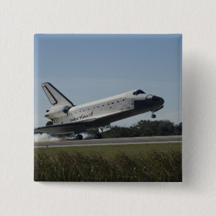 Badge Carré 5 Cm navette spatiale Atlantis touche 2