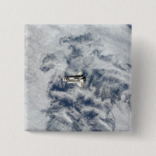 Badge Carré 5 Cm Navette spatiale Endeavor 11