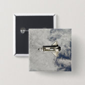 Badge Carré 5 Cm Navette spatiale Endeavor 12 (Devant & derrière)