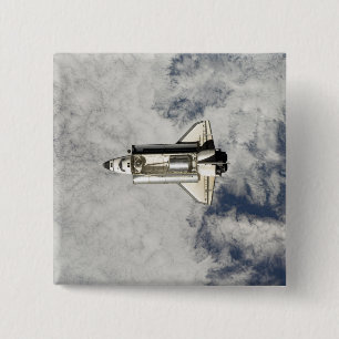 Badge Carré 5 Cm Navette spatiale Endeavor 12