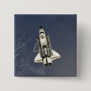 Badge Carré 5 Cm Navette spatiale Endeavor 15