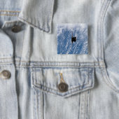 Badge Carré 5 Cm Navette spatiale Endeavor 18 (En situation)