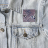 Badge Carré 5 Cm Navette spatiale Endeavor 20 (En situation)