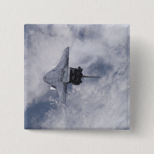 Badge Carré 5 Cm Navette spatiale Endeavor 21