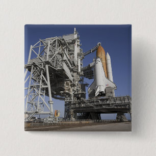 Badge Carré 5 Cm Navette spatiale Endeavour