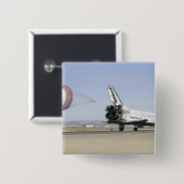 Badge Carré 5 Cm Navette spatiale Endeavour 4 (Devant & derrière)