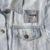 Badge Carré 5 Cm Navette spatiale Endeavour 6 (En situation)