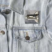 Badge Carré 5 Cm Navette spatiale Endeavour 9 (En situation)