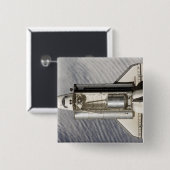 Badge Carré 5 Cm Navette spatiale Endeavour 9 (Devant & derrière)