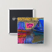 BADGE CARRÉ 5 CM NAVIRES (Devant & derrière)