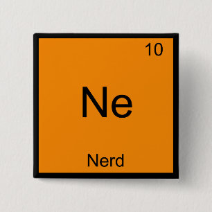 Badge Carré 5 Cm Né - Chemise T-Shirt Symbole d'Élément de Chimie D