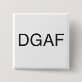 Badge Carré 5 Cm ne donnez pas un frak.ai (Devant)