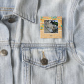 Badge Carré 5 Cm Ne peut pas répondre (En situation)