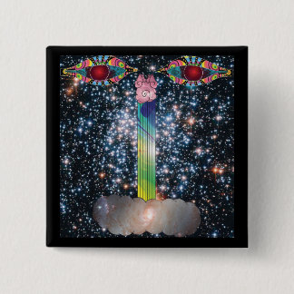 Badge Carré 5 Cm Ne sait jamais demain