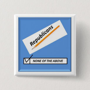 Badge Carré 5 Cm Ne vérifiez aucun… républicain