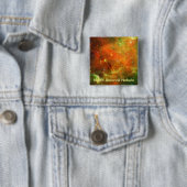 Badge Carré 5 Cm Nebula Amérique du Nord (En situation)