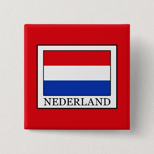Badge Carré 5 Cm Nederland (Devant)