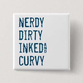 Badge Carré 5 Cm Nerdy Dirty Inked et Curvy