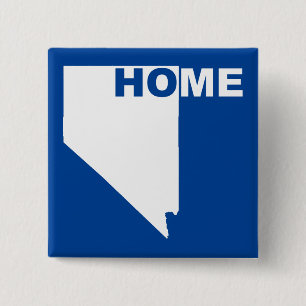 Badge Carré 5 Cm Nevada Accueil Loin De L'Étiquette Bouton D'État