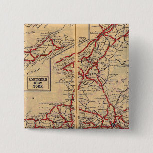 Badge Carré 5 Cm New York 28