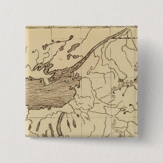 Badge Carré 5 Cm New York 9 (Devant)