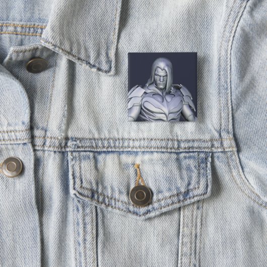 Badge Carré 5 Cm Nightwing Alternate (En situation)