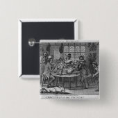 Badge Carré 5 Cm Noël dans le pays (Devant & derrière)