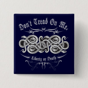 Badge Carré 5 Cm Noeud de serpent de DTOM