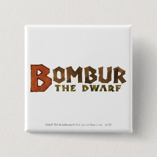 Badge Carré 5 Cm Nom Bombur