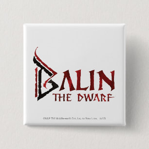 Badge Carré 5 Cm Nom de Balin