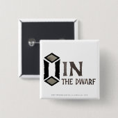 Badge Carré 5 Cm Nom de l'élément (Devant & derrière)