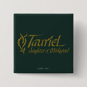 Badge Carré 5 Cm Nom de TAURIEL™