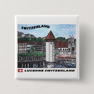 Badge Carré 5 Cm Nommez votre bouton