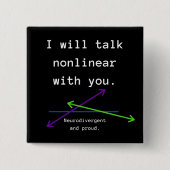 Badge Carré 5 Cm Non linéaire (Devant)