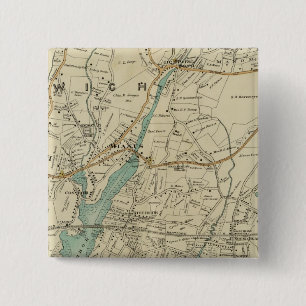 Badge Carré 5 Cm North New York 7