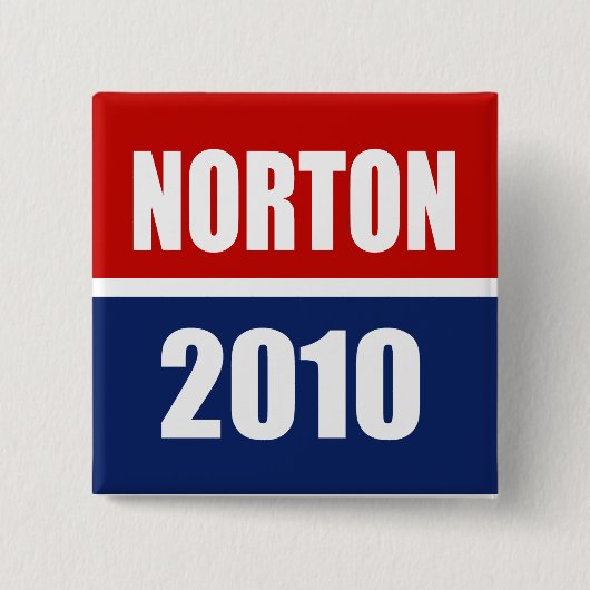 BADGE CARRÉ 5 CM NORTON 2010 (Devant)