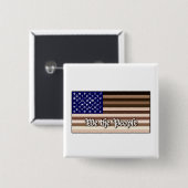 Badge Carré 5 Cm Nous Le Peuple (Devant & derrière)