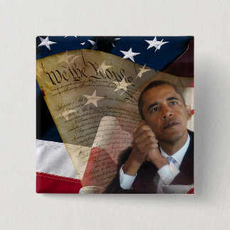 Badge Carré 5 Cm Nous les personnes… Barack Obama et la