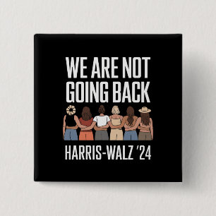 Badge Carré 5 Cm Nous ne revenons pas Kamala Harris Valse 24
