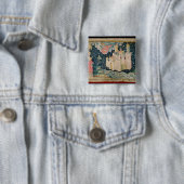 Badge Carré 5 Cm Nouveau Jérusalem (En situation)