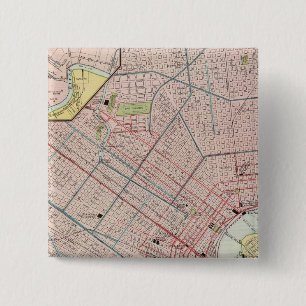 Badge Carré 5 Cm Nouvelle-Orléans 2