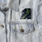 Badge Carré 5 Cm Nouvelle-Zélande (En situation)