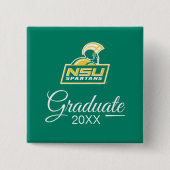 Badge Carré 5 Cm NSU Spartans Graduate (Devant)