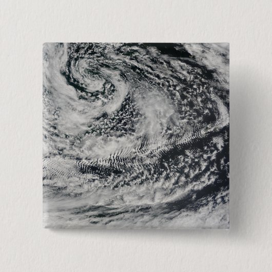 Badge Carré 5 Cm Nuages ondulés en forme de navire 2 (Devant)