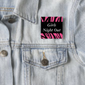Badge Carré 5 Cm Nuit de filles (En situation)