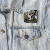 Badge Carré 5 Cm Nunavut, Canada (En situation)