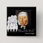 Badge Carré 5 Cm Nuns Golden and Silver Jubilee Gifts<br><div class="desc">Catholic nuns golden and silver jubilee gifts with Little Sisters of the Poor foundress Blessed Jeanne Jugan.</div>