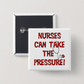 Badge Carré 5 Cm Nurses Can (Devant & derrière)