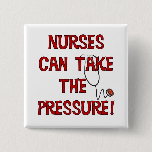 Badge Carré 5 Cm Nurses Can (Devant)